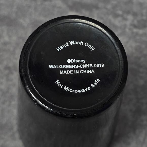 Disney Nightmare Before Christmas Jack & Sally Black Tall Drinking Glass Cup - Picture 6 of 9